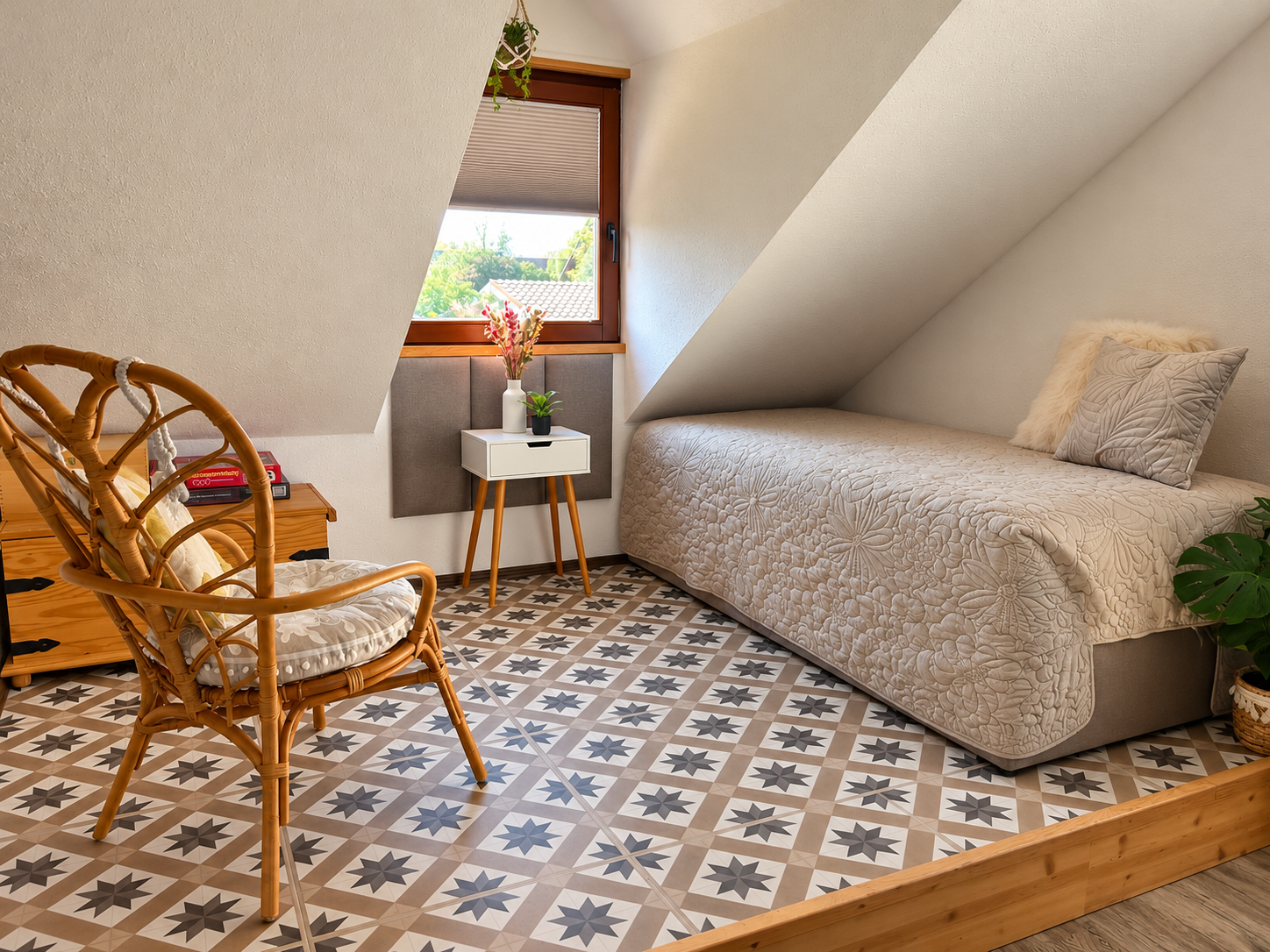 ferienhaus tiny house mit Hund umzäunt. ferienhaus zur alleinigen Nutzung, ferienhaus mit garten.